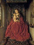 Suckling Madonna Enthroned, Jan Van Eyck